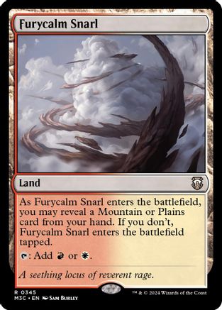Furycalm Snarl (Ripple Foil) [Modern Horizons 3 Commander]