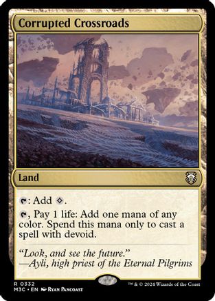 Corrupted Crossroads (Ripple Foil) [Modern Horizons 3 Commander]