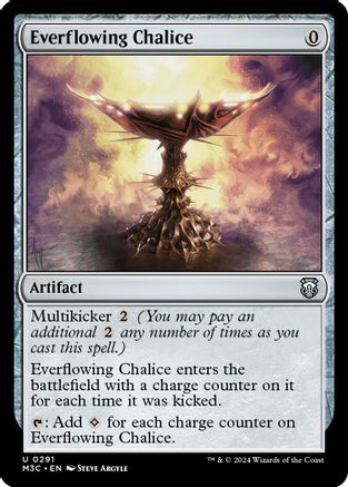 Everflowing Chalice (Ripple Foil) [Modern Horizons 3 Commander]