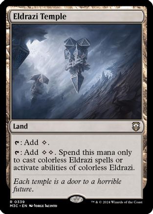 Eldrazi Temple (Ripple Foil) [Modern Horizons 3 Commander]