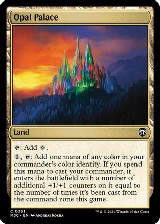 Opal Palace (Ripple Foil) [Modern Horizons 3 Commander]