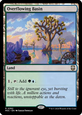 Overflowing Basin (Ripple Foil) [Modern Horizons 3 Commander]