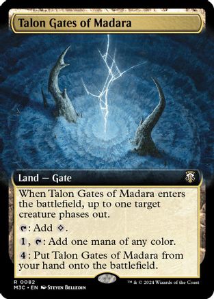 Talon Gates of Madara (Extended Art) (Ripple Foil) [Modern Horizons 3 Commander]