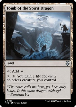 Tomb of the Spirit Dragon (Ripple Foil) [Modern Horizons 3 Commander]