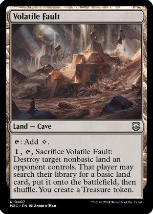 Volatile Fault (Ripple Foil) [Modern Horizons 3 Commander]