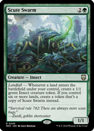 Scute Swarm (Ripple Foil) [Modern Horizons 3 Commander]