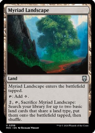 Myriad Landscape (Ripple Foil) [Modern Horizons 3 Commander]
