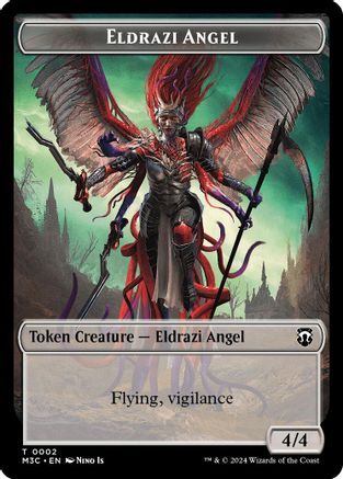 Eldrazi Angel // Copy Double-Sided Token [Modern Horizons 3 Commander Tokens]