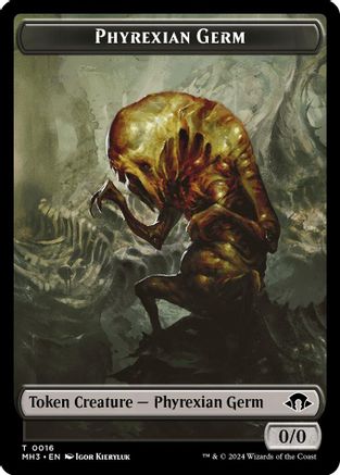 Phyrexian Germ // Soldier Double-Sided Token [Modern Horizons 3 Tokens]