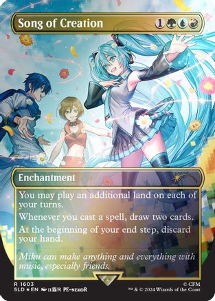 Song of Creation (Rainbow Foil) [Secret Lair Drop Series]