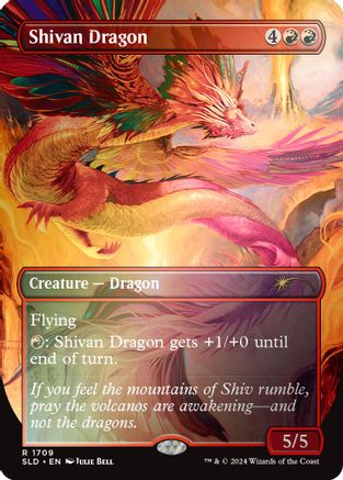 Shivan Dragon (Rainbow Foil) [Secret Lair Drop Series]
