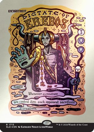 Dictate of Erebos (Rainbow Foil) [Secret Lair Drop Series]