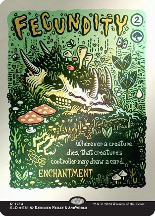 Fecundity (Rainbow Foil) [Secret Lair Drop Series]