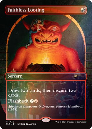 Faithless Looting (Rainbow Foil) [Secret Lair Drop Series]