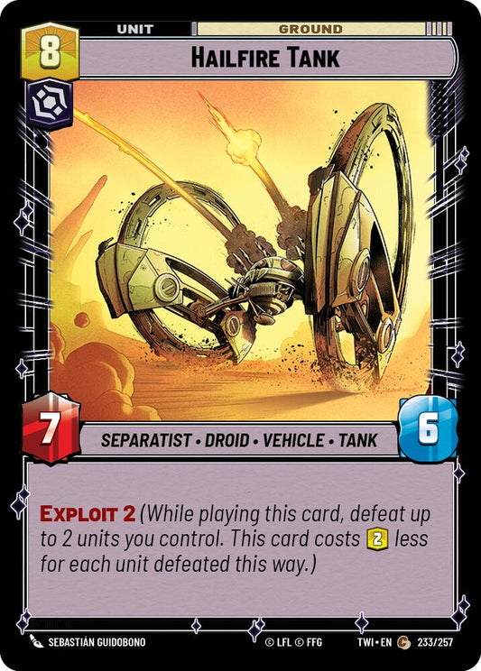 Hailfire Tank (233/257) (233/257) [Twilight of the Republic]