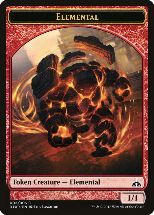 Elemental Token (002/006) [Rivals of Ixalan Tokens]