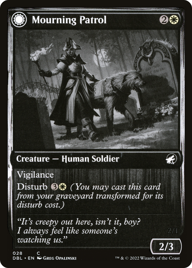 Mourning Patrol // Morning Apparition [Innistrad: Double Feature]