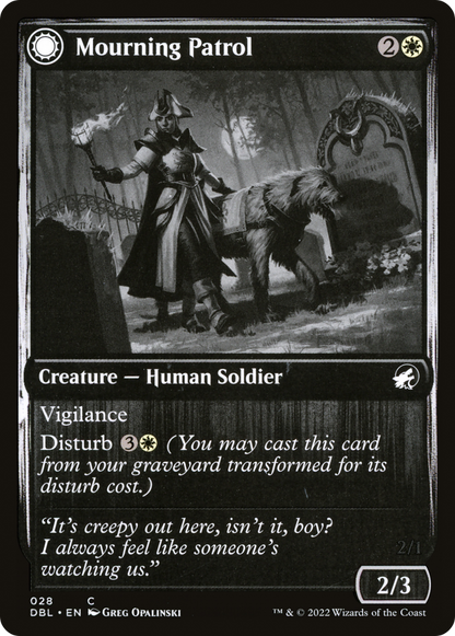 Mourning Patrol // Morning Apparition [Innistrad: Double Feature]