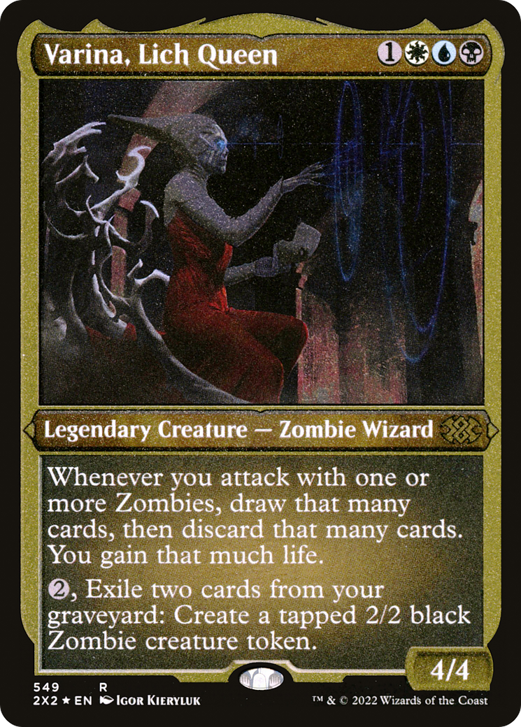 Varina, Lich Queen (Foil Etched) [Double Masters 2022]