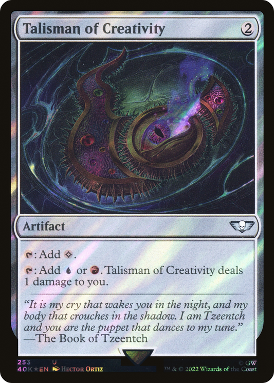 Talisman of Creativity (Surge Foil) [Warhammer 40,000]
