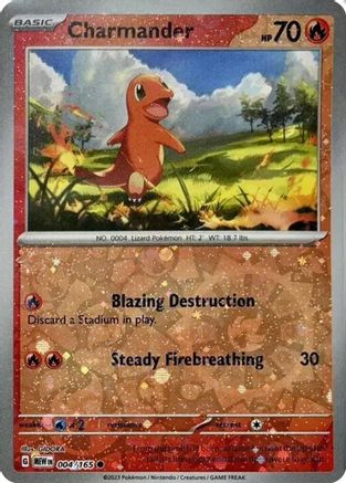 Charmander (004/165) (Cosmos Holo) [Miscellaneous Cards]