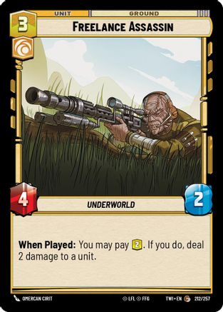 Freelance Assassin (212/257) (212/257) [Twilight of the Republic]