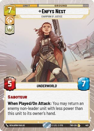 Enfys Nest - Champion of Justice (463) (Hyperspace) (463) [Twilight of the Republic]