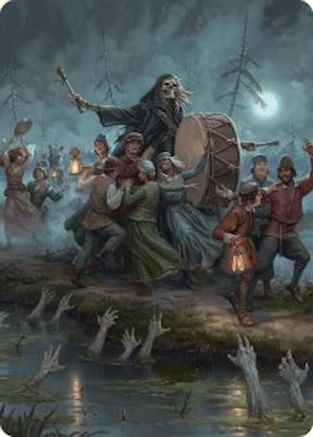 Blasphemous Edict Art Card (35/54) [Foundations Art Series]