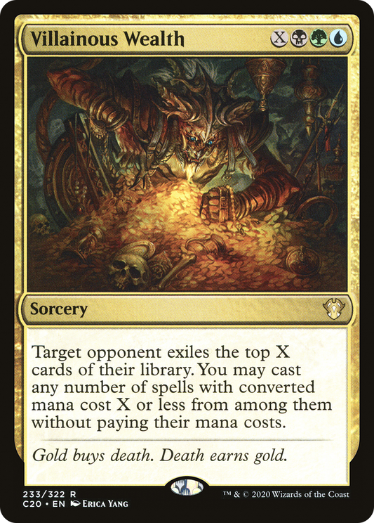 Villainous Wealth [Commander 2020]