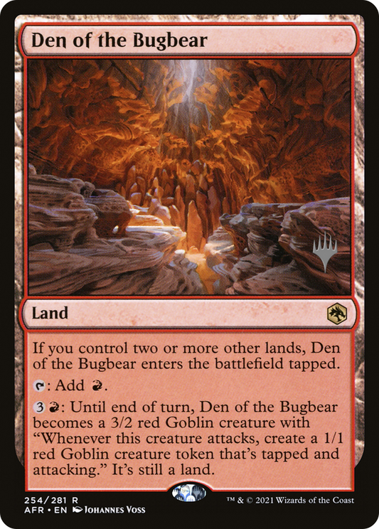 Den of the Bugbear (Promo Pack) [Dungeons & Dragons: Adventures in the Forgotten Realms Promos]