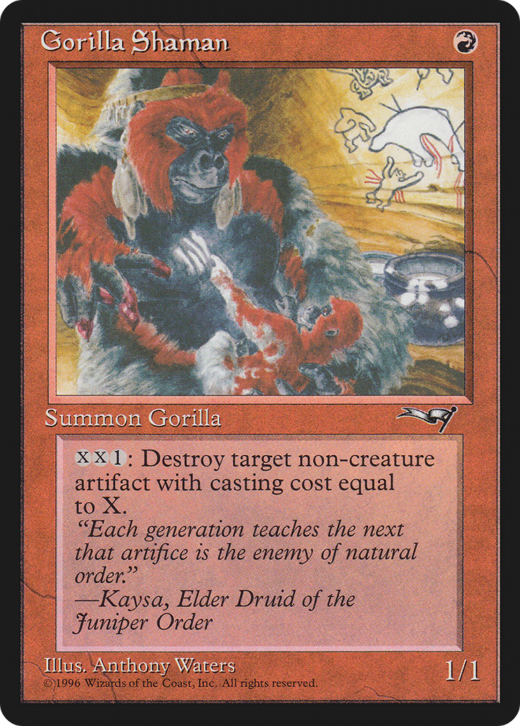 Gorilla Shaman (Skulls in Background) [Alliances]