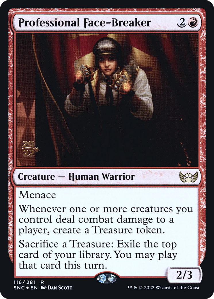Professional Face-Breaker [Streets of New Capenna Prerelease Promos]