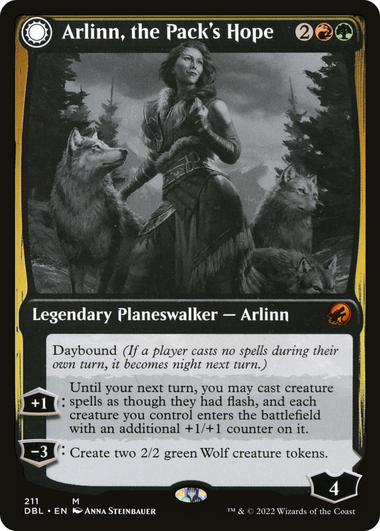 Arlinn, the Pack's Hope // Arlinn, the Moon's Fury [Innistrad: Double Feature]