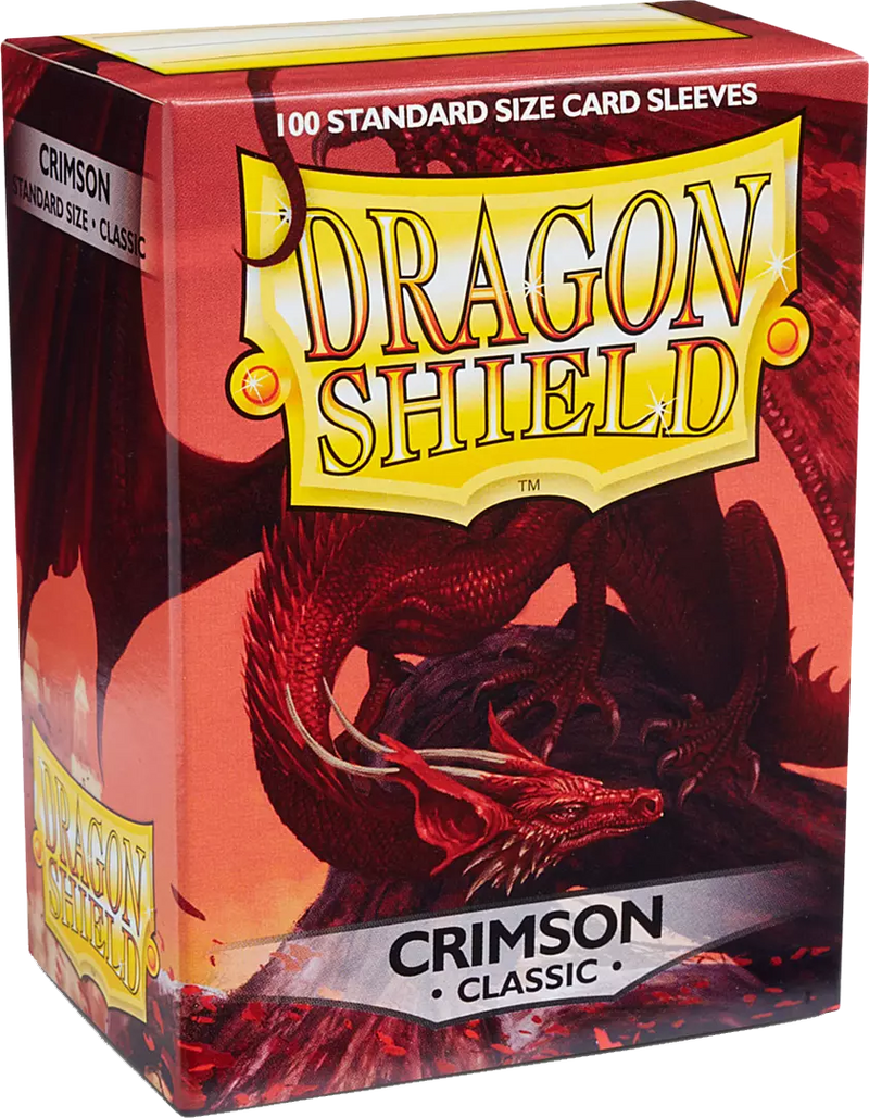 Dragon Shield: Standard 100ct Sleeves - Crimson (Classic)