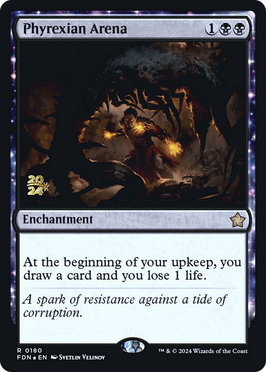 Phyrexian Arena [Foundations Prerelease Promos]