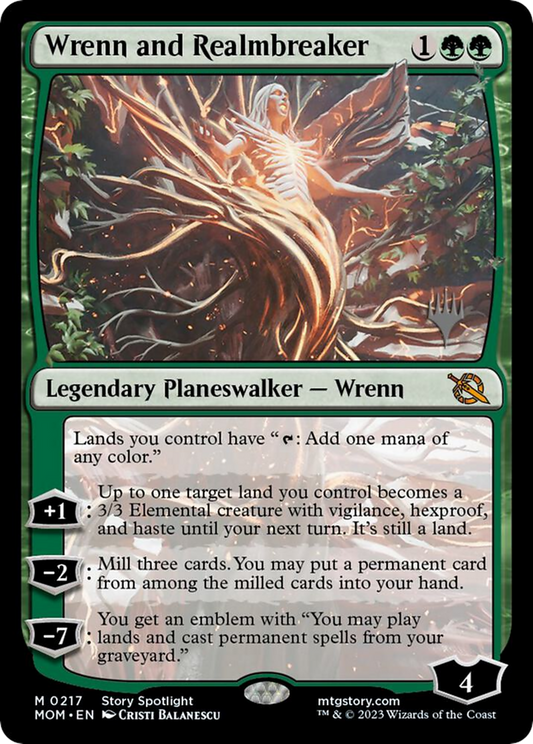 Wrenn and Realmbreaker (Promo Pack) [March of the Machine Promos]