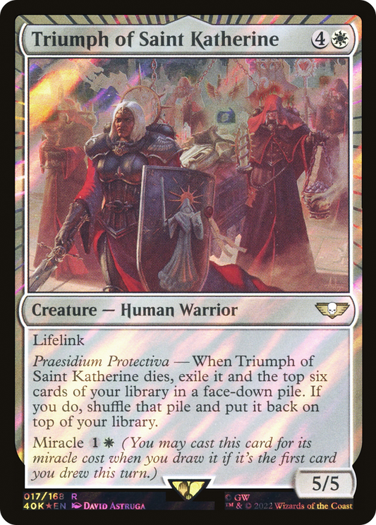 Triumph of Saint Katherine (Surge Foil) [Warhammer 40,000]