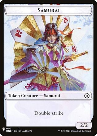 Samurai // Clue Double-Sided Token [The List]