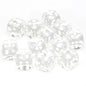 Chessex Translucent: 16MM D6 Clear/White (12)
