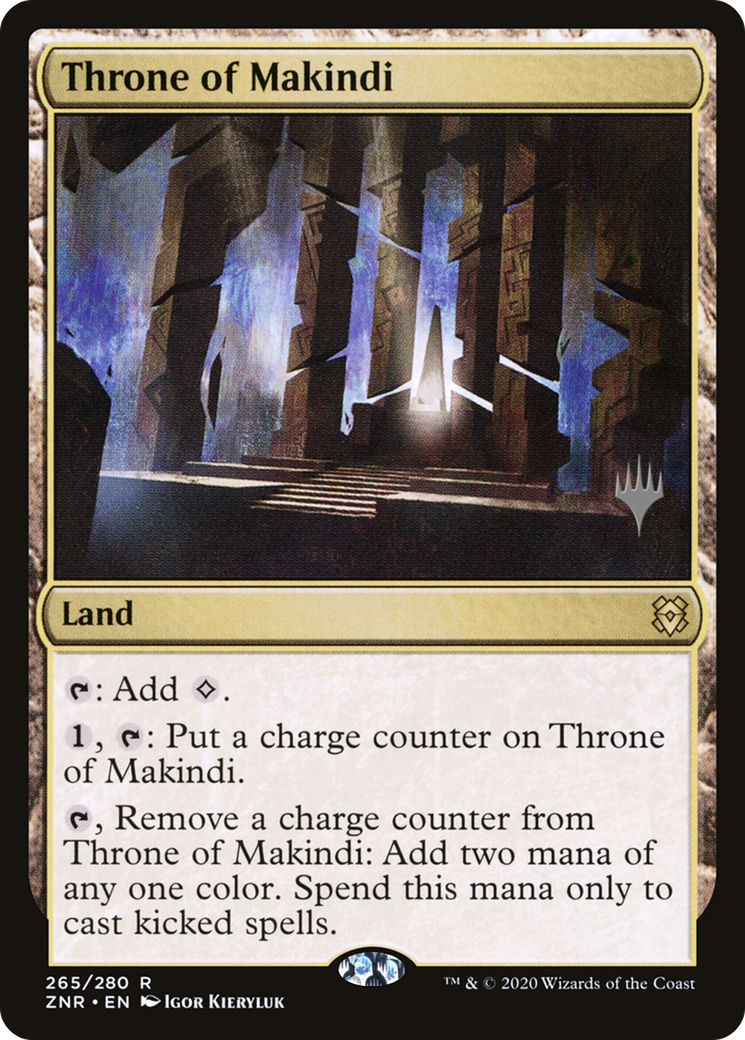 Throne of Makindi (Promo Pack) [Zendikar Rising Promos]