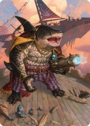 Captain Howler, Sea Scourge Art Card (4/54) [Aetherdrift Art Series]