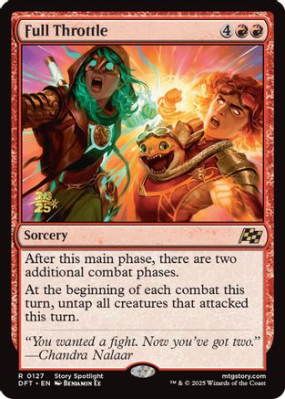 Full Throttle [Aetherdrift Prerelease Promos]