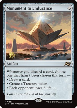 Monument to Endurance [Aetherdrift Prerelease Promos]