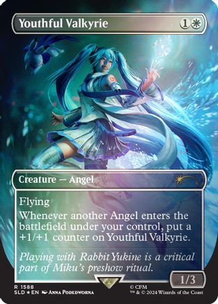 Youthful Valkyrie (Rainbow Foil) [Secret Lair Drop Series]