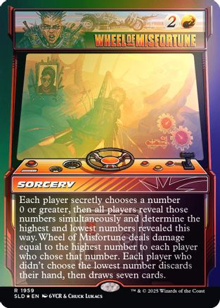 Wheel of Misfortune (1959) (Rainbow Foil) [Secret Lair Drop Series]