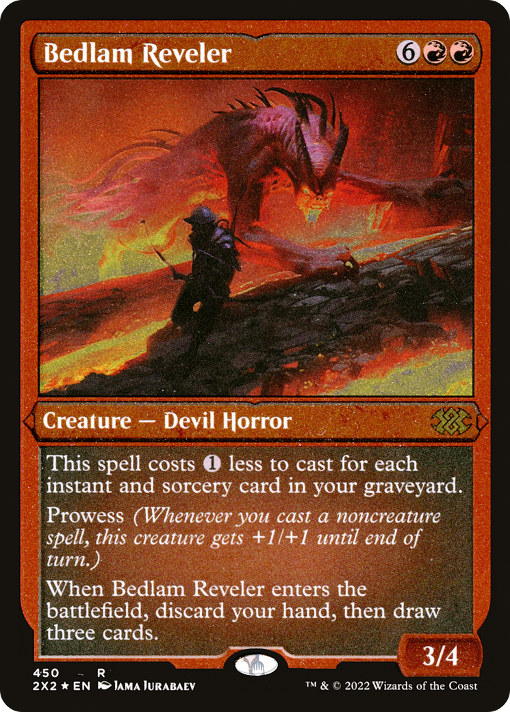 Bedlam Reveler (Foil Etched) [Double Masters 2022]