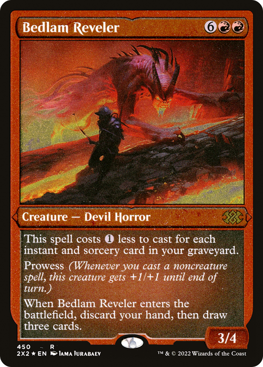 Bedlam Reveler (Foil Etched) [Double Masters 2022]