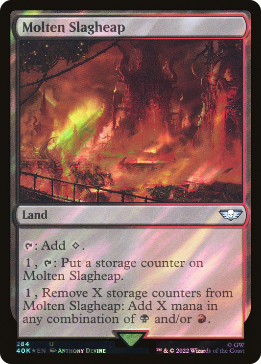 Molten Slagheap (Surge Foil) [Warhammer 40,000]