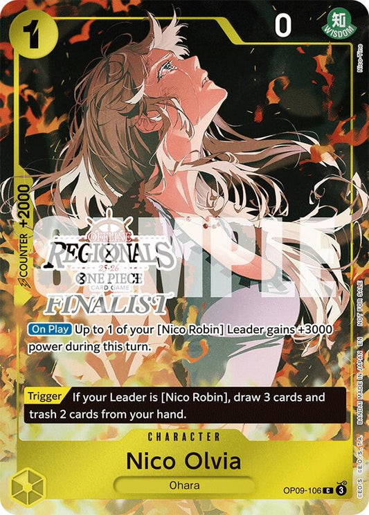 Nico Olvia (Offline Regional Finalist Card Set 2025 Vol.1) [One Piece Promotion Cards]