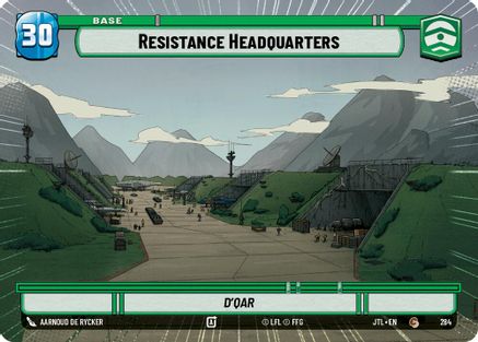 Resistance Headquarters //Shield (284 // T08) (Hyperspace) (284 // T08) [Jump to Lightspeed]